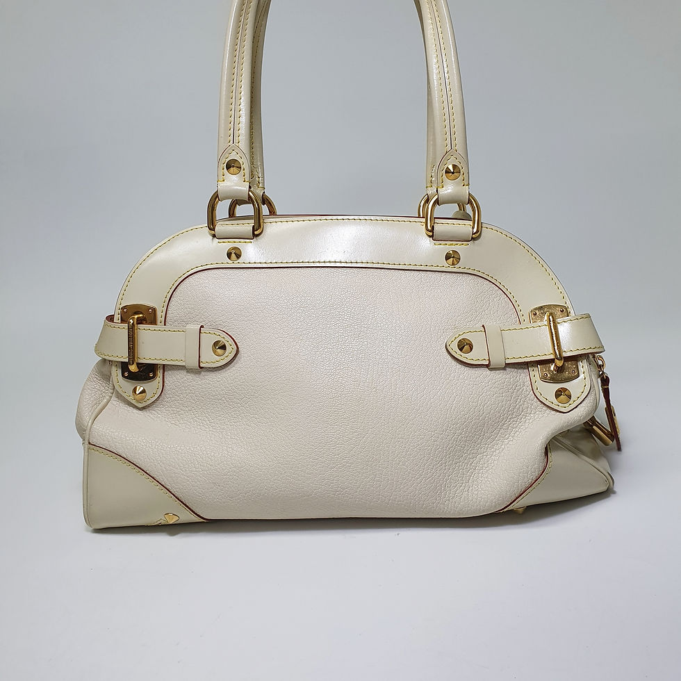 Thumbnail: Louis Vuitton Le Radiu Suhali White M95624 LF610