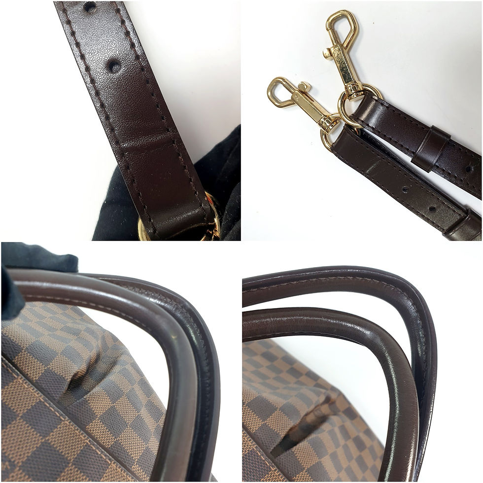 Thumbnail: LOUIS VUITTON Trevi GM Damier Ebene N51998 Genine Engraved Initials CLA003