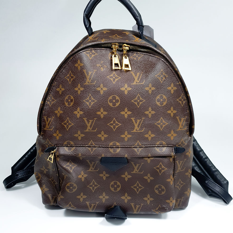Thumbnail: Louis Vuitton Palm Springs MM Monogram Noir M41561 LF709