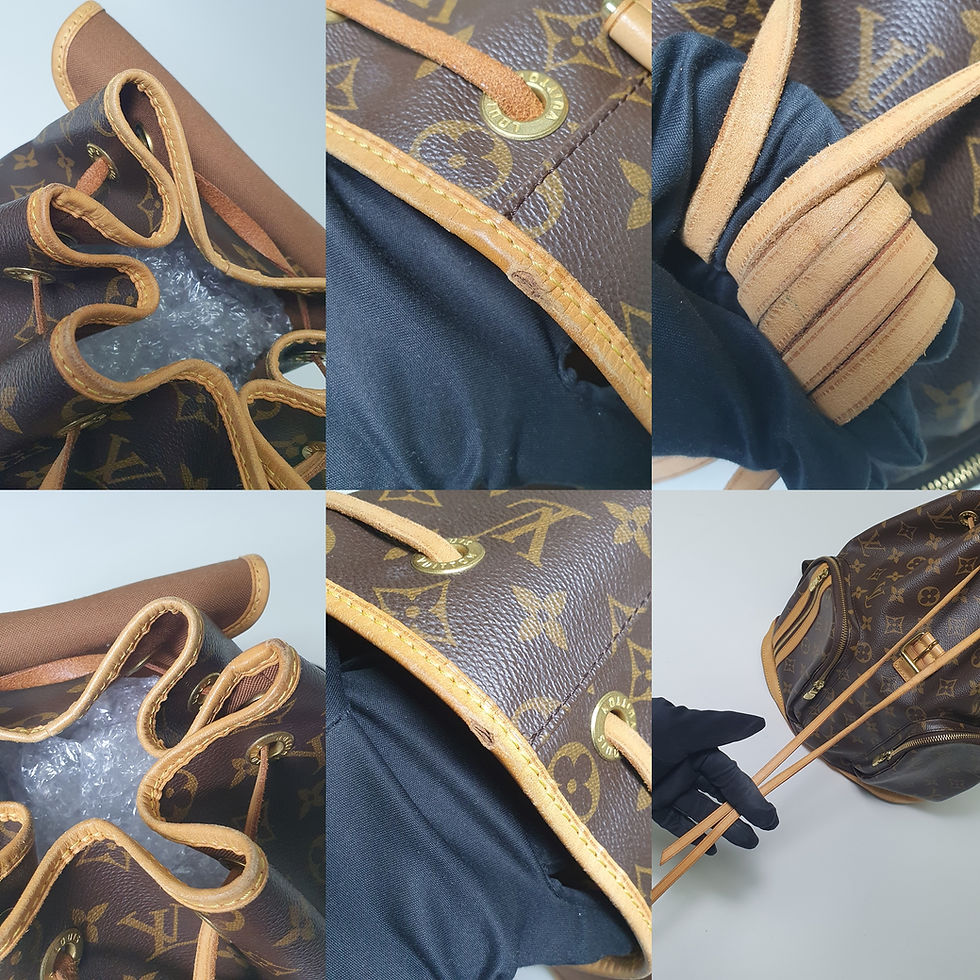Thumbnail: Louis Vuitton Sac A Dos Bosphore Backpack Monogram M40107 LF663