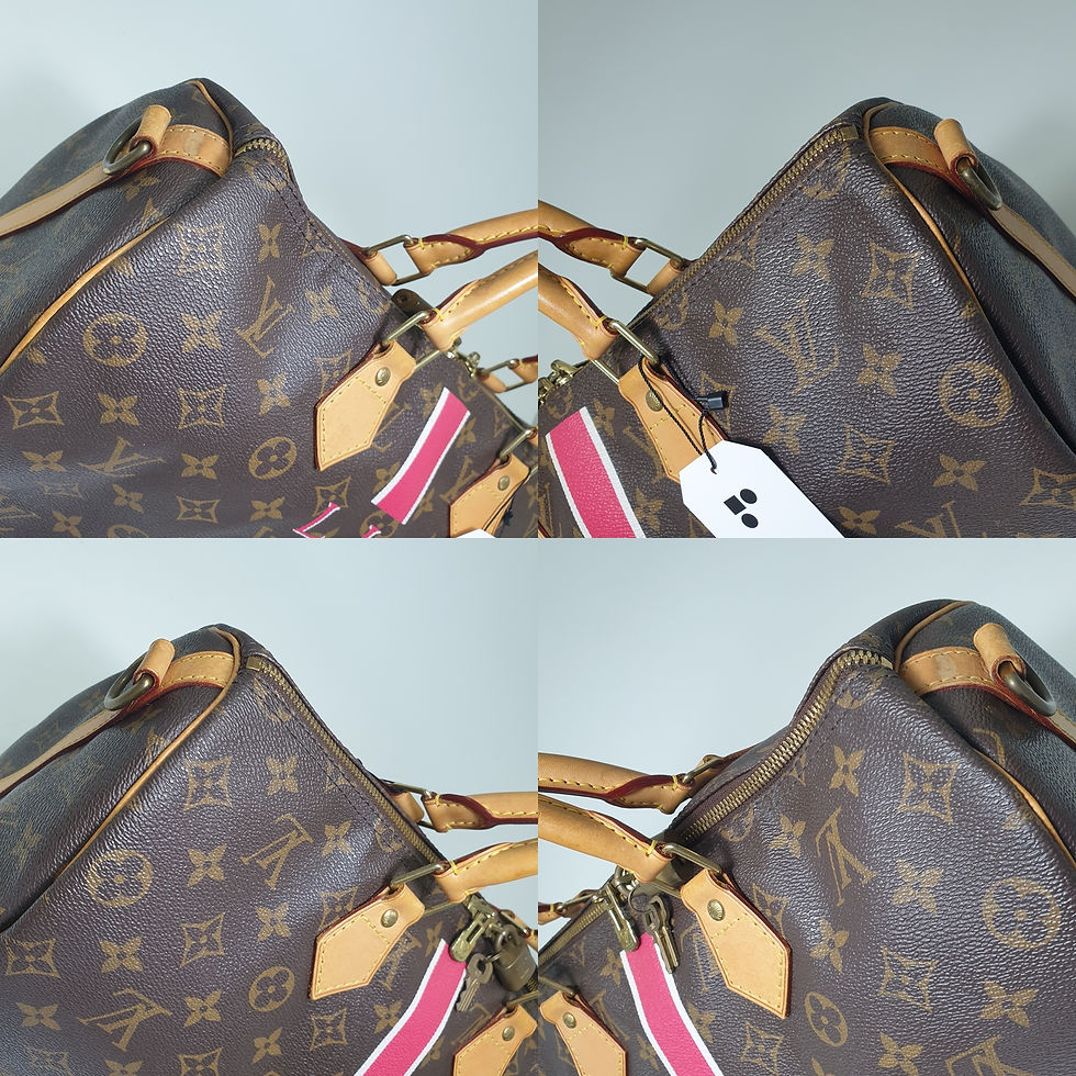 Thumbnail: LOUIS VUITTON Speedy Bandouliere 35 Monogram P00217 Printed Initial CLA421