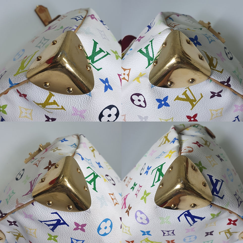 Thumbnail: LOUIS VUITTON Speedy 30 Monogram Multicolor Blanc M92643 CLA605