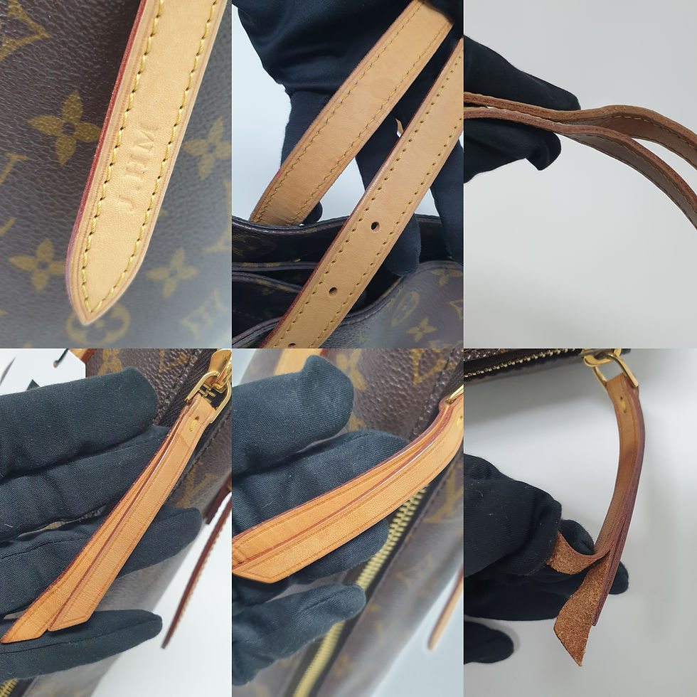 Thumbnail: LOUIS VUITTON Voltaire Monogram M41208 Engraved Initials CLA177