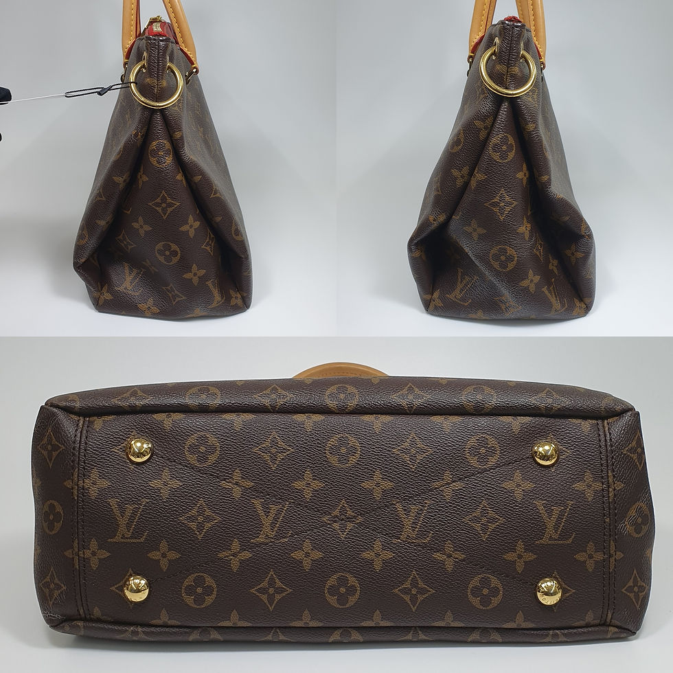 Thumbnail: Louis Vuitton Pallas MM Monogram M41175 No Shoulder Strap LF852