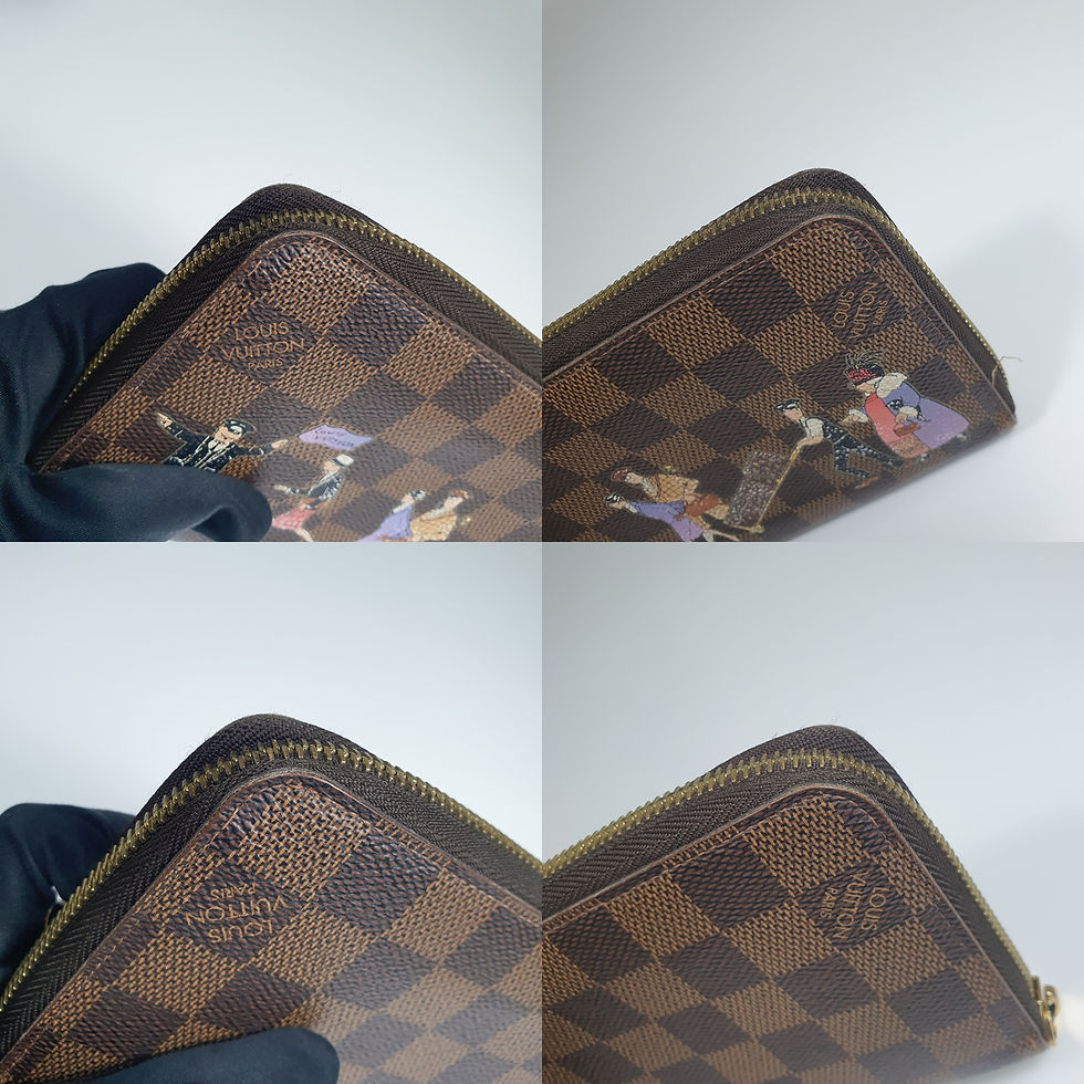 Thumbnail: Louis Vuitton Bell Boy Illust Zippy Long Wallet N63004 CLA951