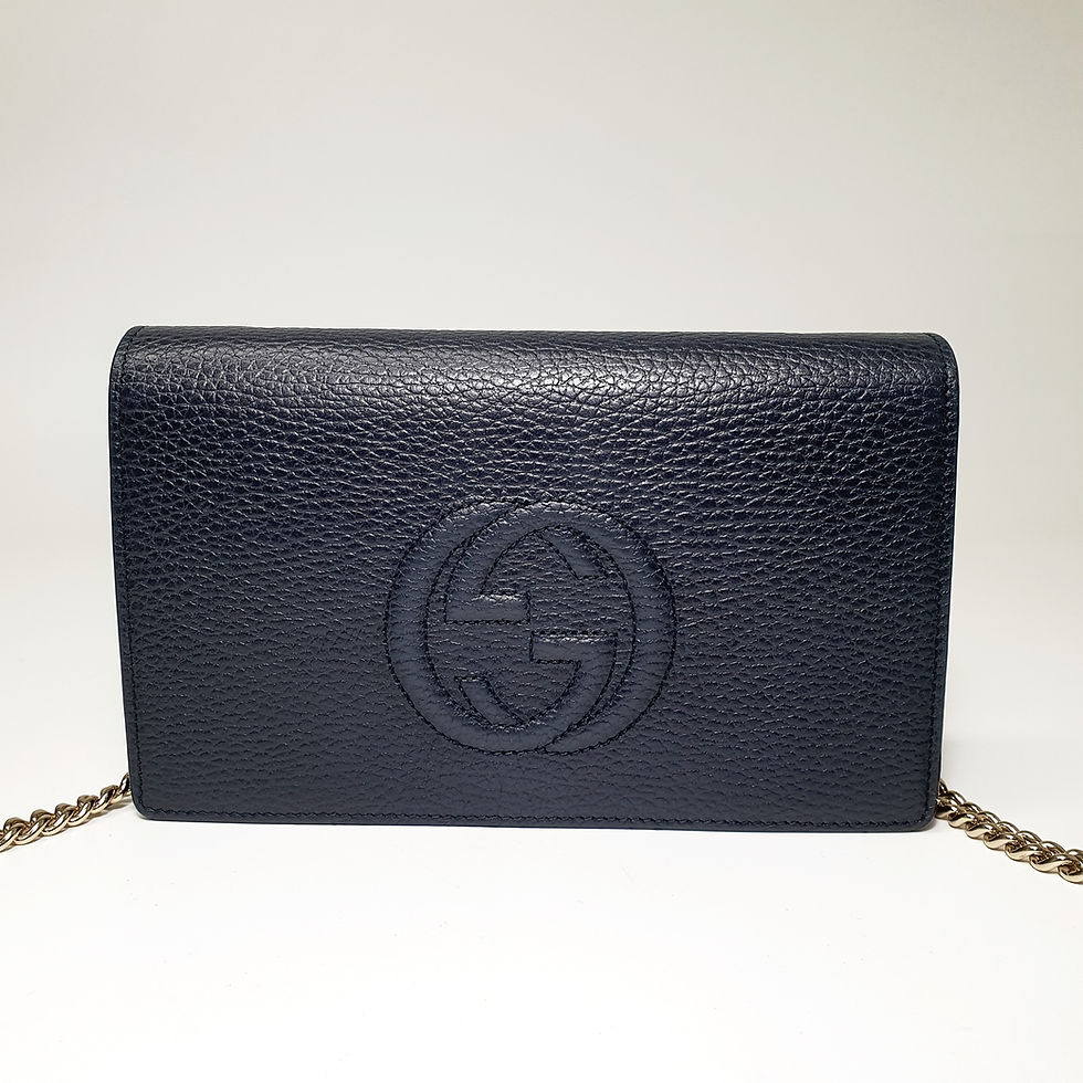 Thumbnail: GUCCI Soho Chain Clutch 407041 and Crossbody Bag GA273
