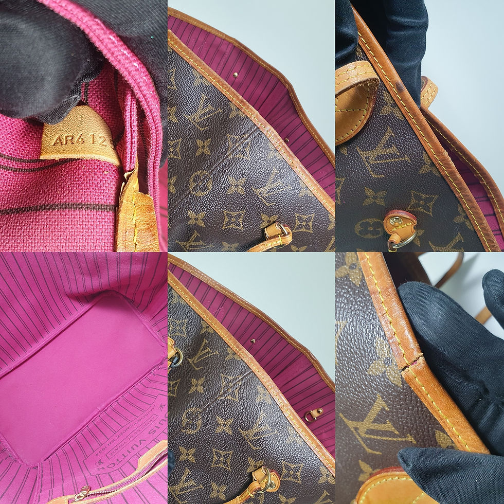 Thumbnail: Louis Vuitton Neverfull MM Monogram M41178 CLA924