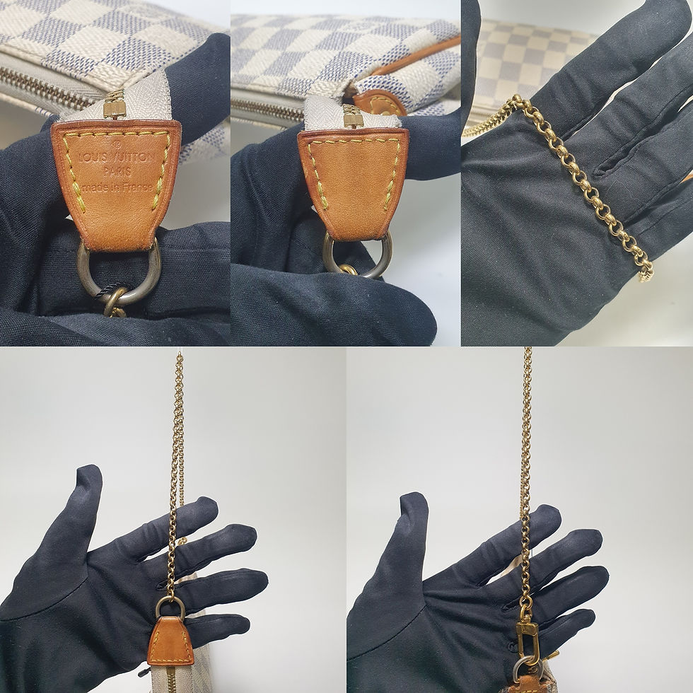 Thumbnail: Louis Vuitton Eva Clutch Damier Azur N55214 CLA933