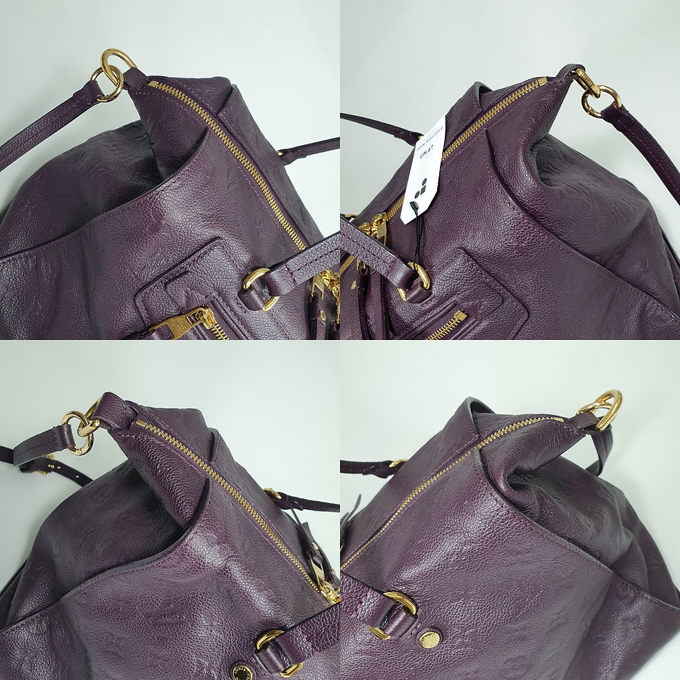 Thumbnail: Louis Vuitton Lumineuse PM Empreinte M94170 Side Edge Crack LF703