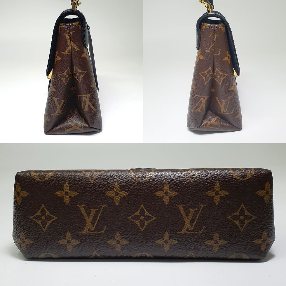 Thumbnail: LOUIS VUITTON Locky BB Monogram Noir M44141 LF464