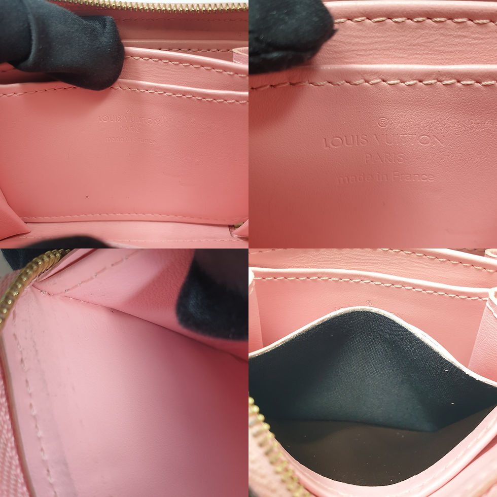 Thumbnail: LOUIS VUITTON Coin Purse Zippy Sunrise Vernis M64160 CLA105