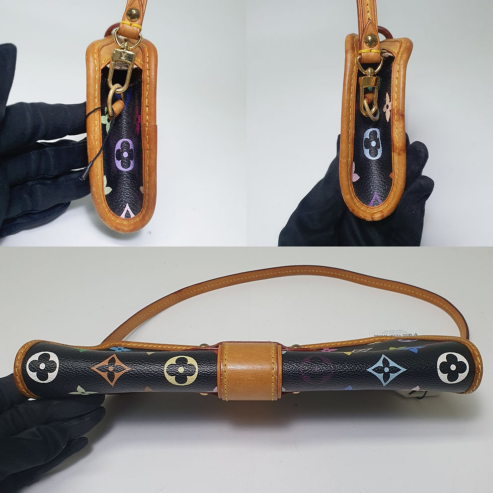 Thumbnail: LOUIS VUITTON Shirley Multicolor Noir Pouch M40050 CLA688