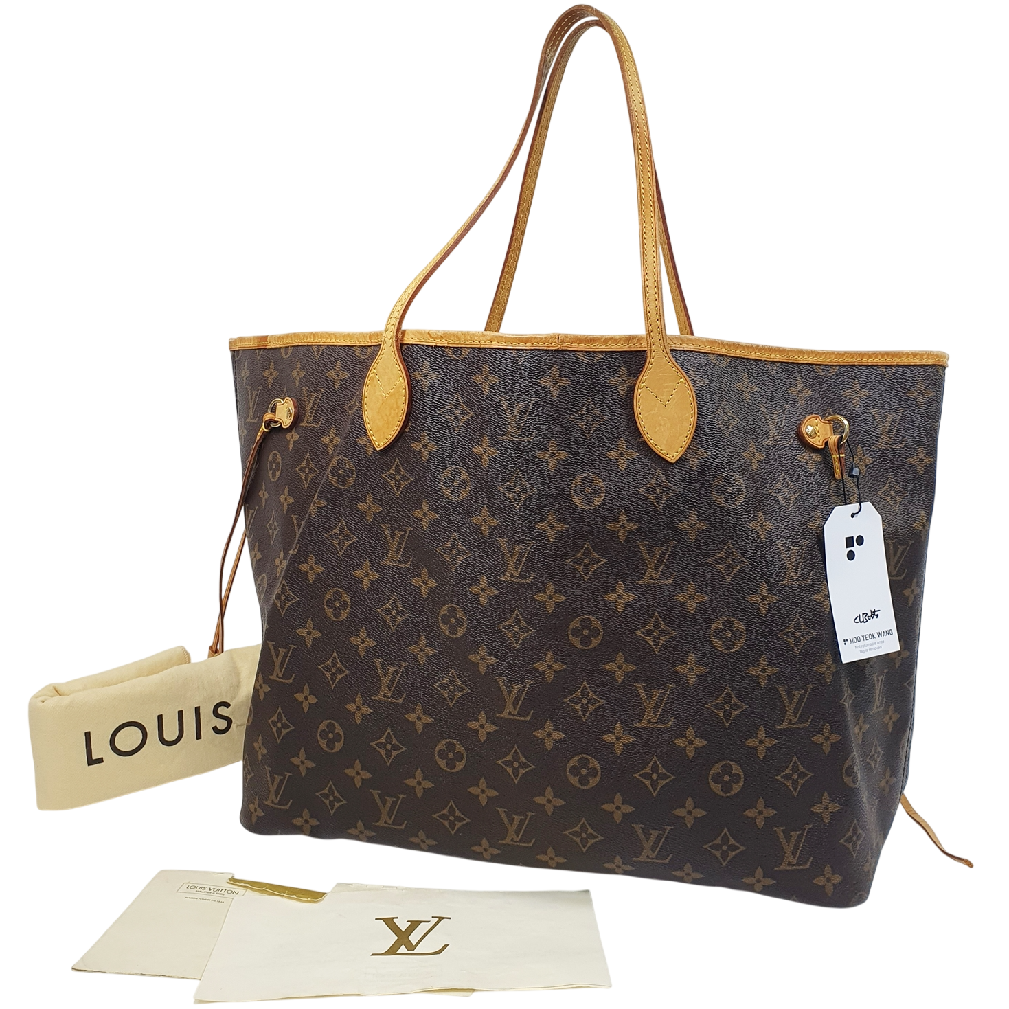 Louis Vuitton Neverfull GM M40157 Adjustable Strap Broken CLB065