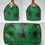 Thumbnail: LOUIS VUITTON Speedy 30 Kusama Yayoi Green M40694 Initials LF489