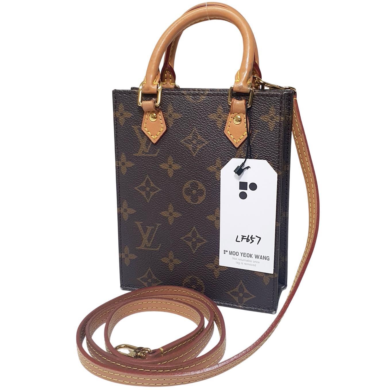 Louis Vuitton Petit Sac Plat Monogram M69442 LF657