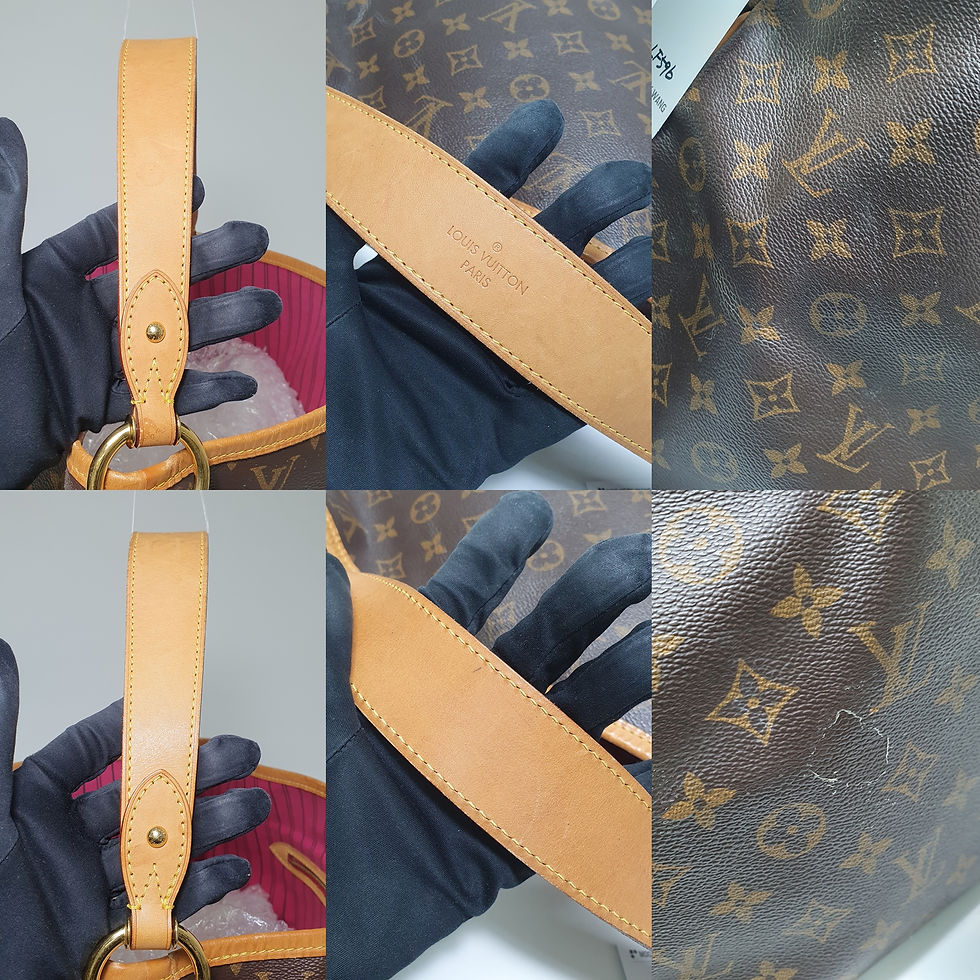 Thumbnail: Louis Vuitton Delightful MM Monogram M50157 LF596