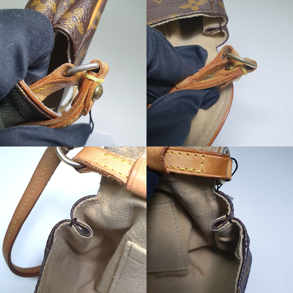 Thumbnail: LOUIS VUITTON Beverly Clutch Monogram M40122 Odor LF494
