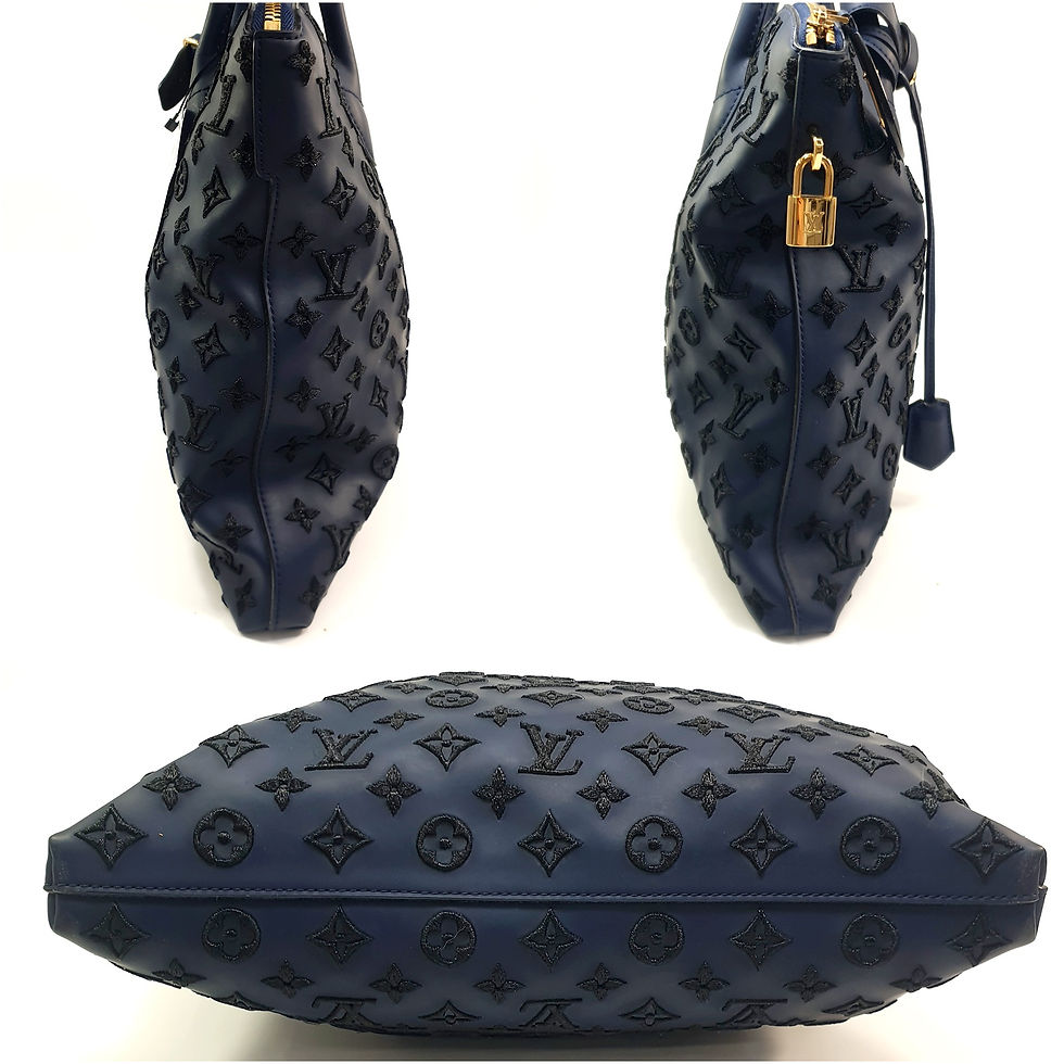 Thumbnail: LOUIS VUITTON Lockit Vertical Addiction Blue LE706