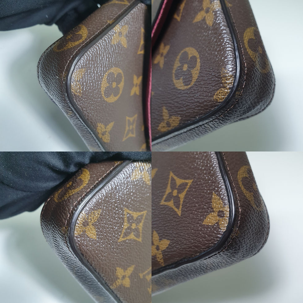 Thumbnail: LOUIS VUITTON Pochette Felicie GM Monogram Fuchsia M61276 LF275
