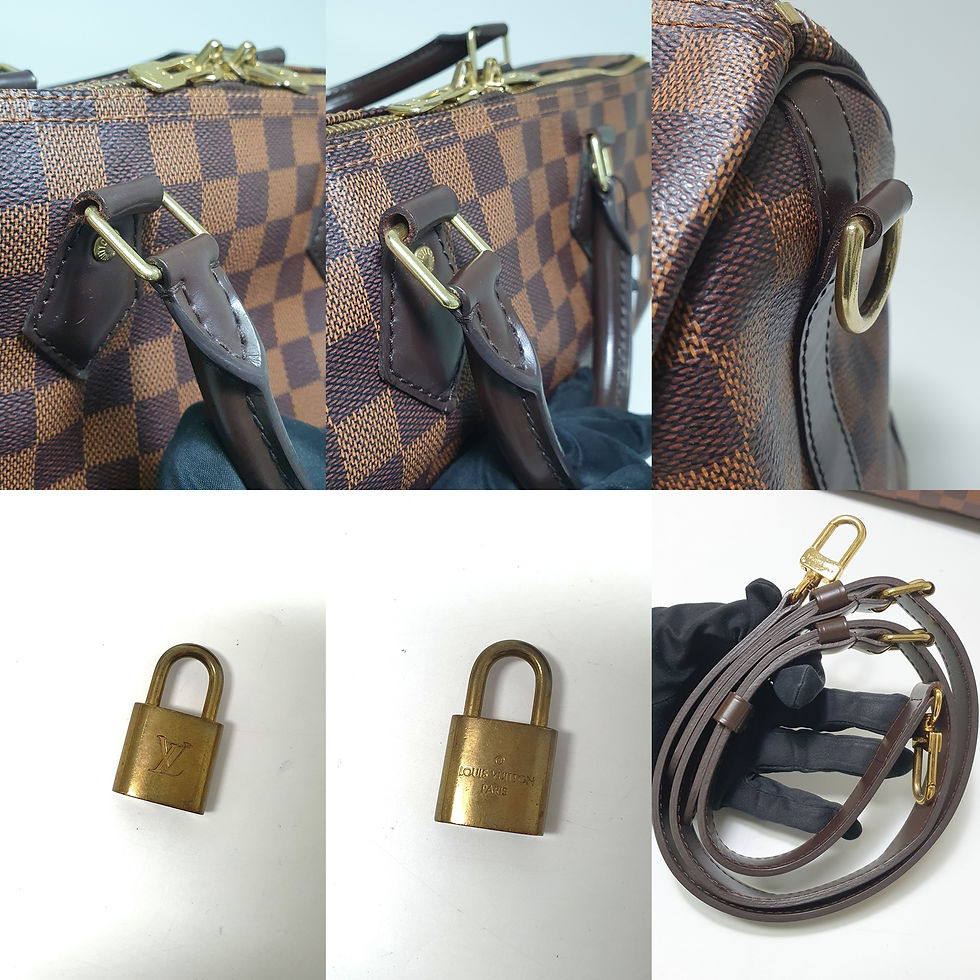 Thumbnail: Louis Vuitton Speedy Bandouliere 35 Damier Ebene N41366 CLA874