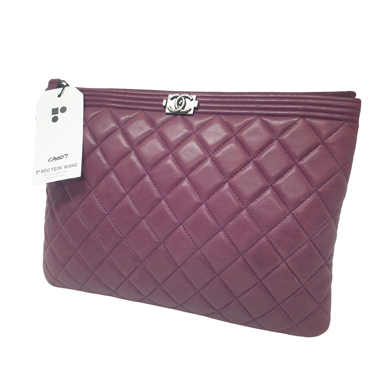 CHANEL Boy New Medium Clutch CA007