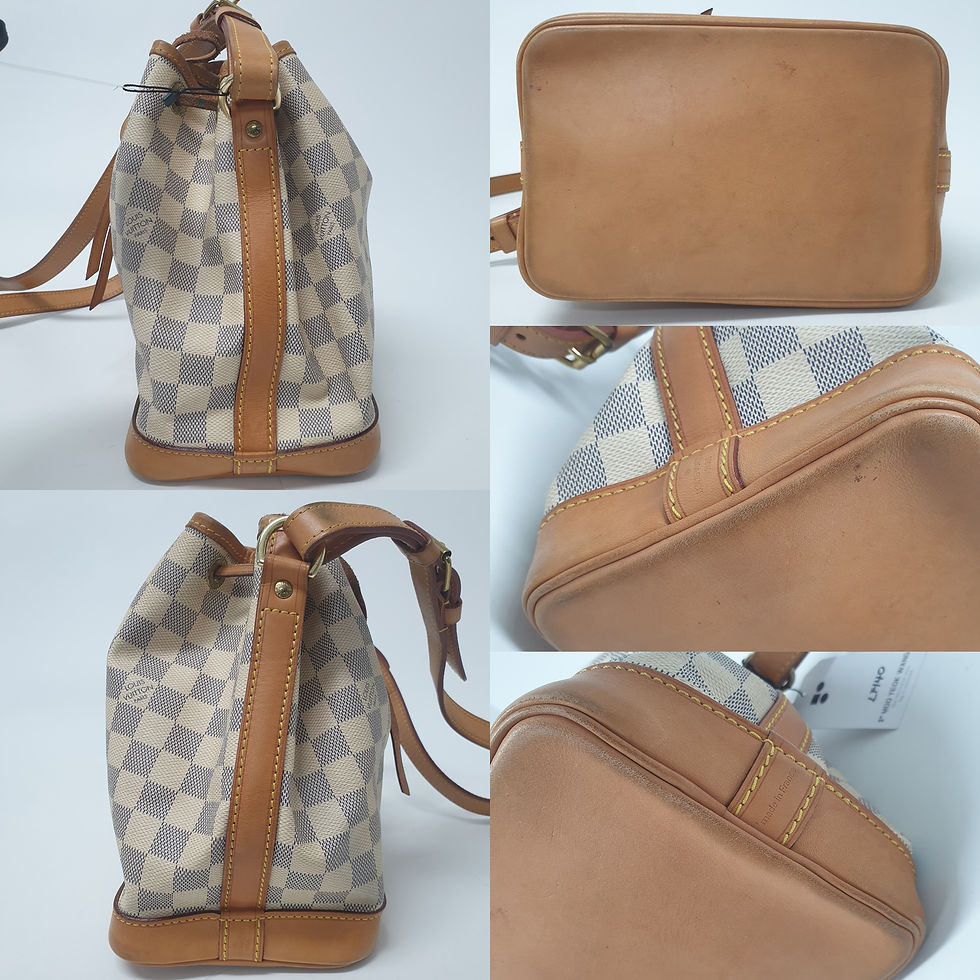 Thumbnail: LOUIS VUITTON Noe BB Damier Azur N41220 LF140