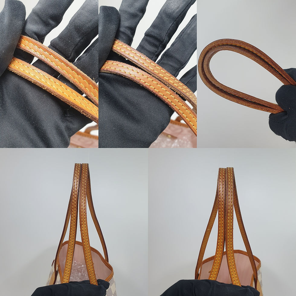 Thumbnail: Louis Vuitton Neverfull MM Damier Azur N51107 LF817