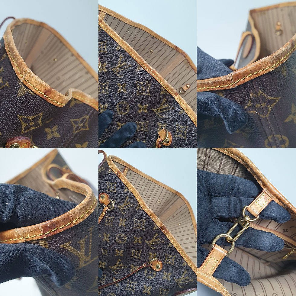 Thumbnail: Louis Vuitton Neverfull MM Monogram M40156 LF664