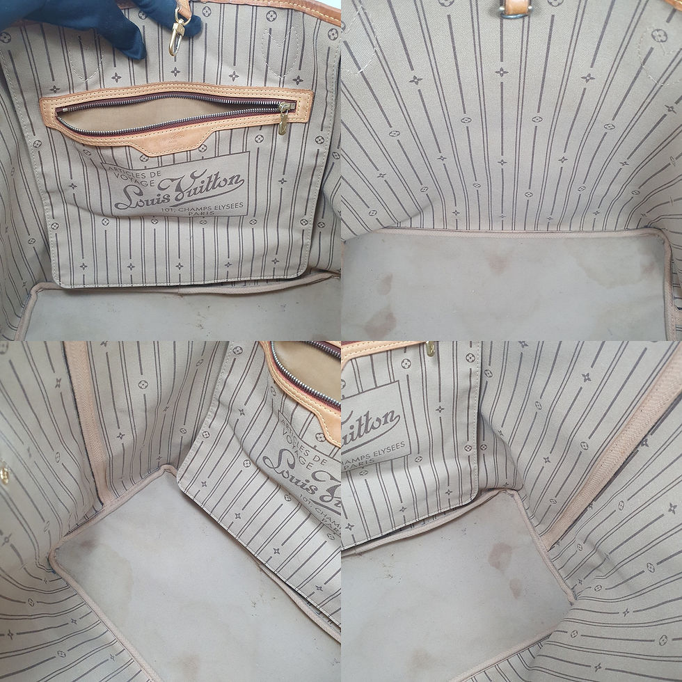 Thumbnail: Louis Vuitton Neverfull GM Monogram M40157 Damaged CLB018
