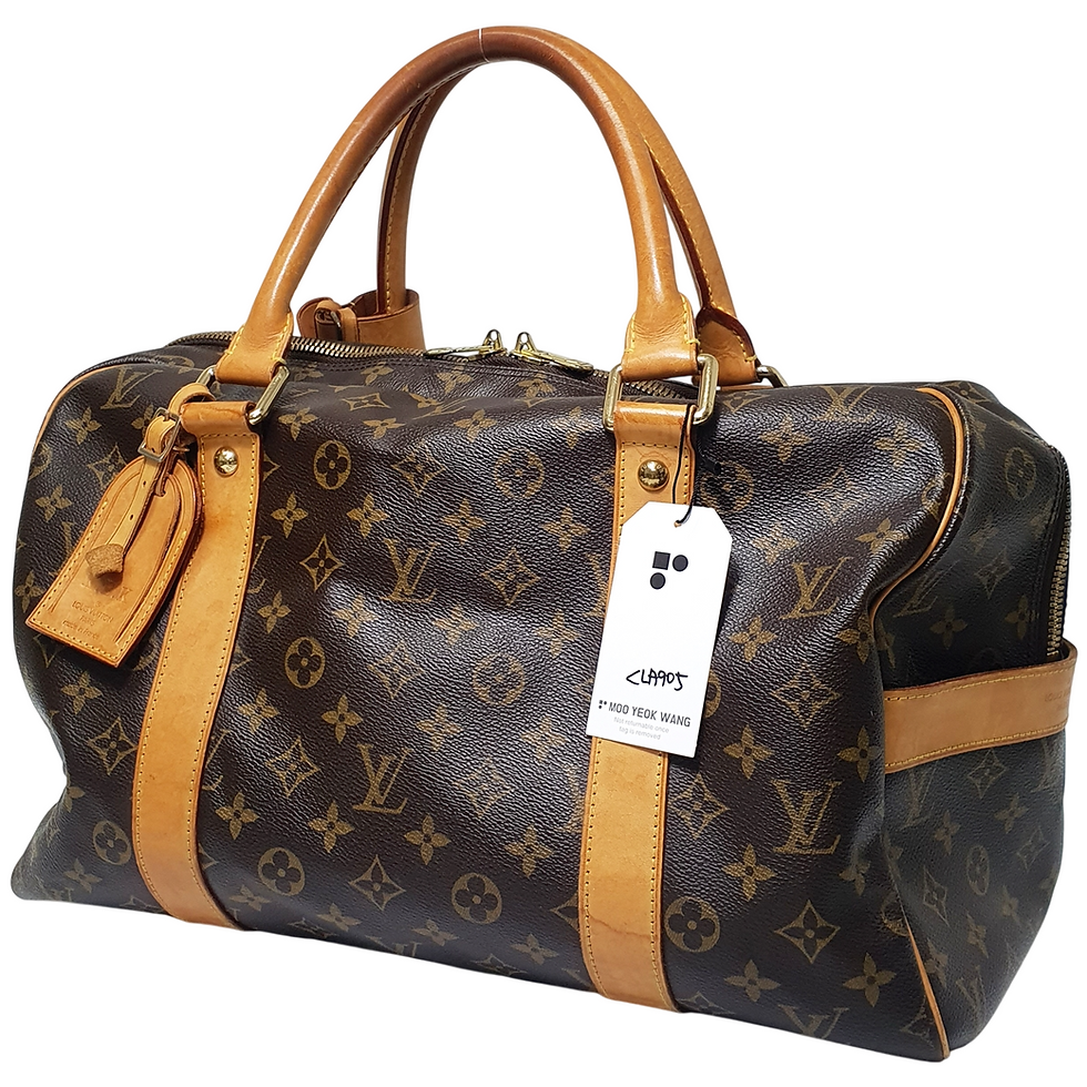Thumbnail: Louis Vuitton Carryall Carrier Monogram M40074 Initial CLA905