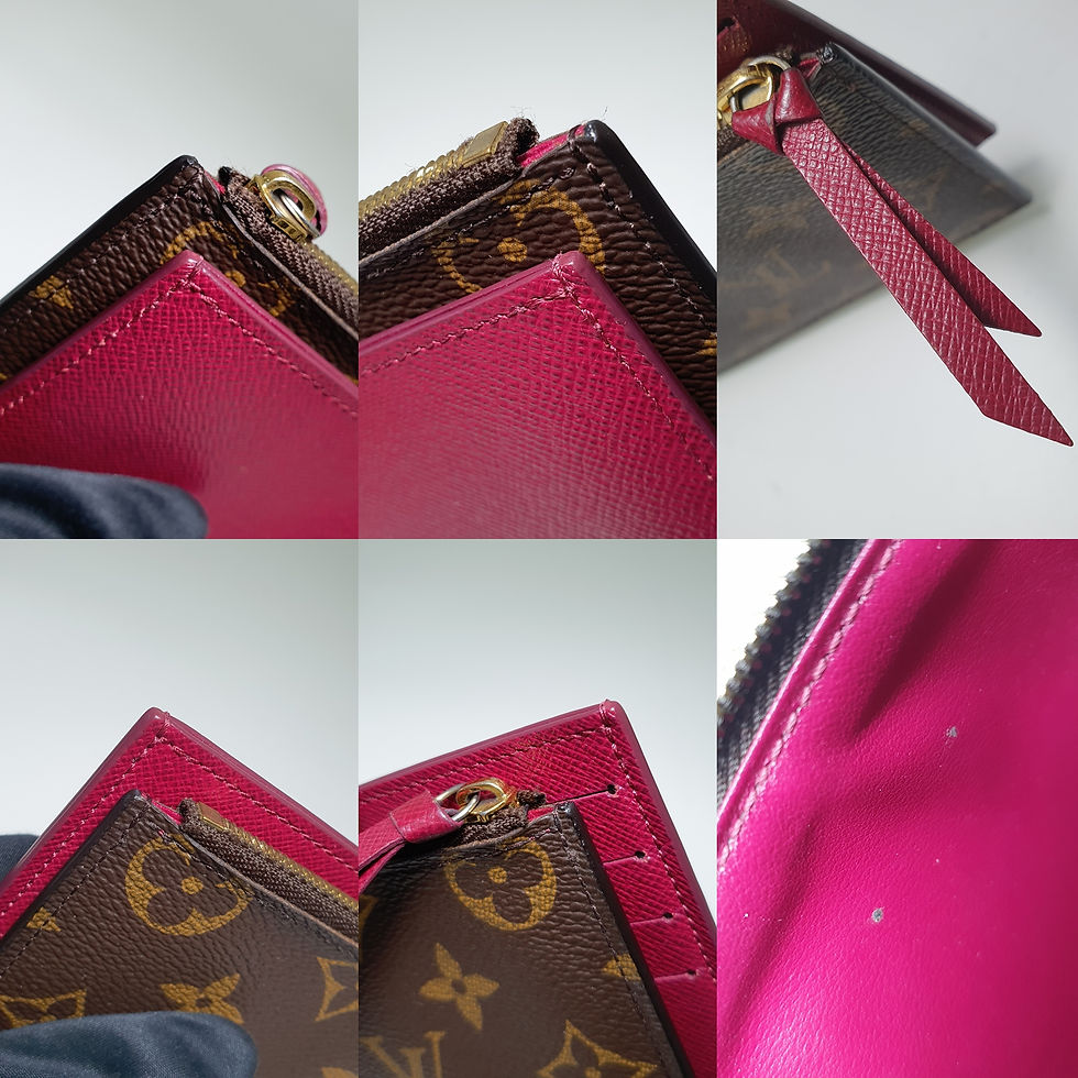 Thumbnail: LOUIS VUITTON Pochette Felicie GM Monogram Fuchsia M61276 LF275