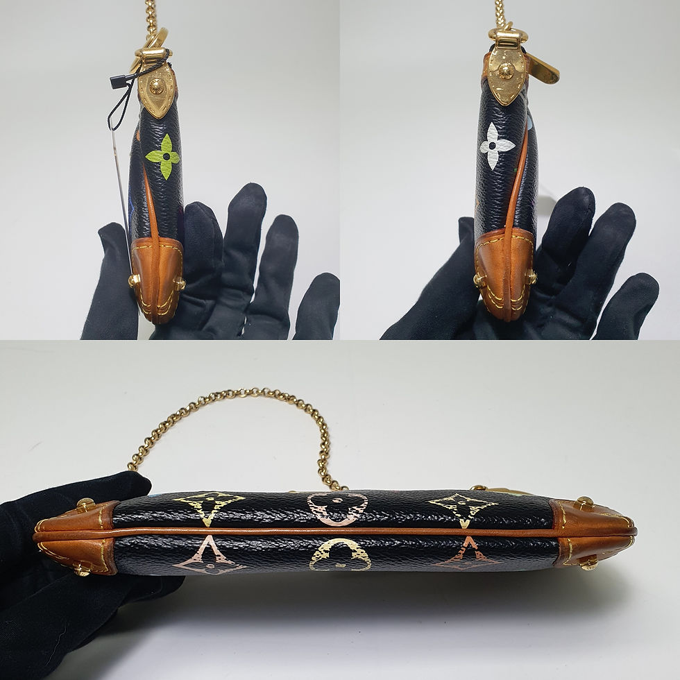 Thumbnail: LOUIS VUITTON Mila MM Multicolor Noir M60097 Odor LF493
