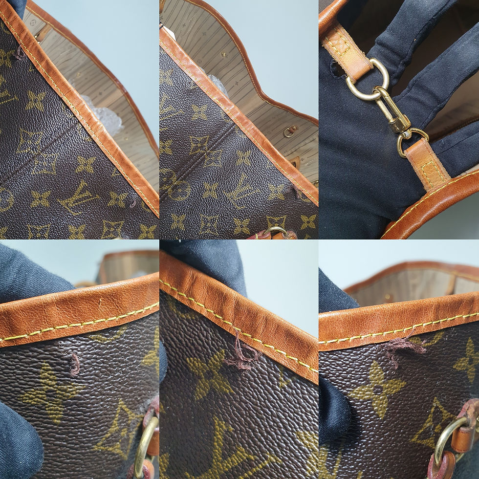 Thumbnail: LOUIS VUITTON Neverfull GM Monogram M40157 Repaired Opening LF435