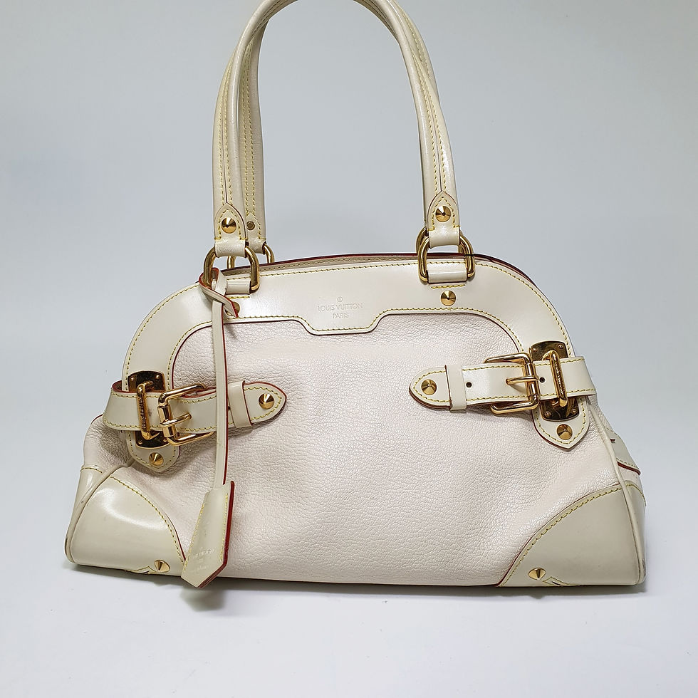 Thumbnail: Louis Vuitton Le Radiu Suhali White M95624 LF610
