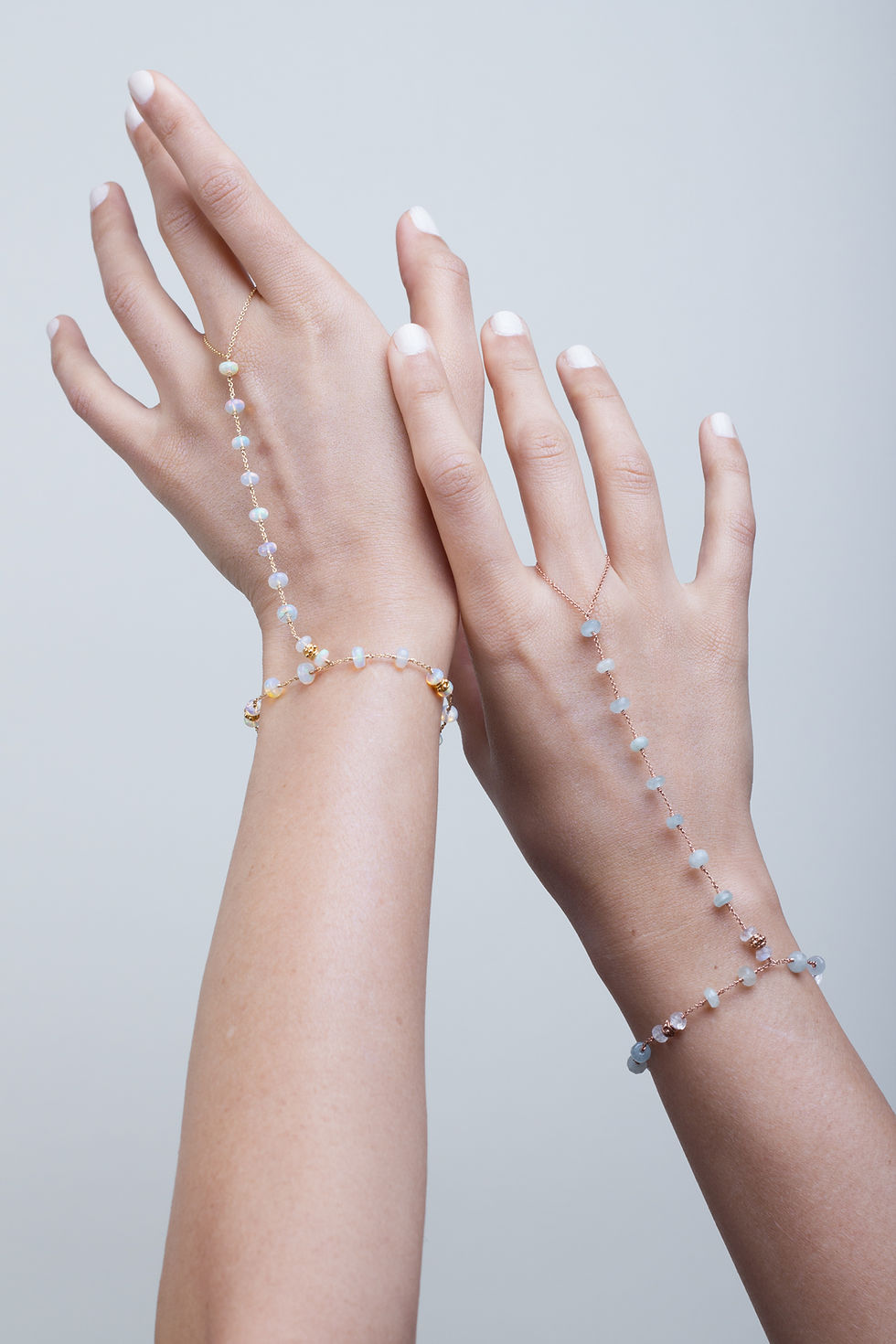 Thumbnail: Dot to Dot Opal Hand Chain