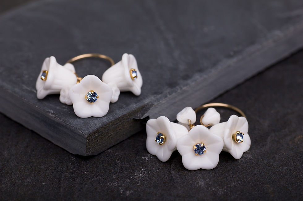 Thumbnail: Bloom Earrings in Blue