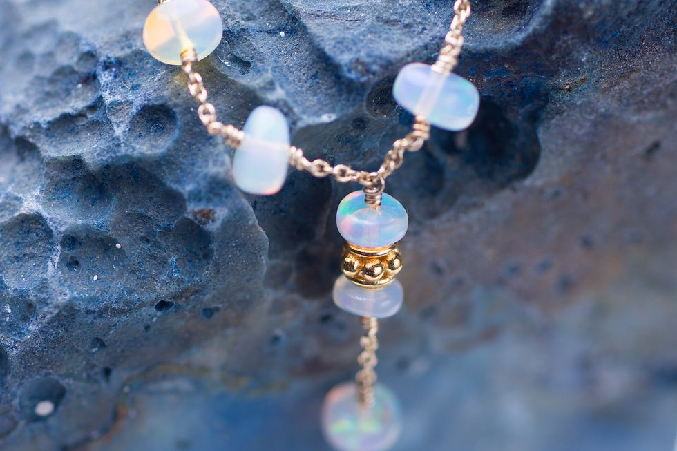 Thumbnail: Dot to Dot Opal Hand Chain