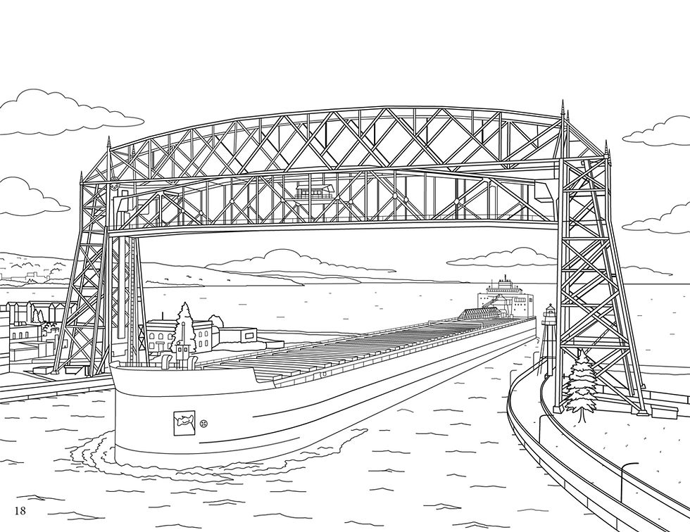 Thumbnail: SS Great Lakes coloring book