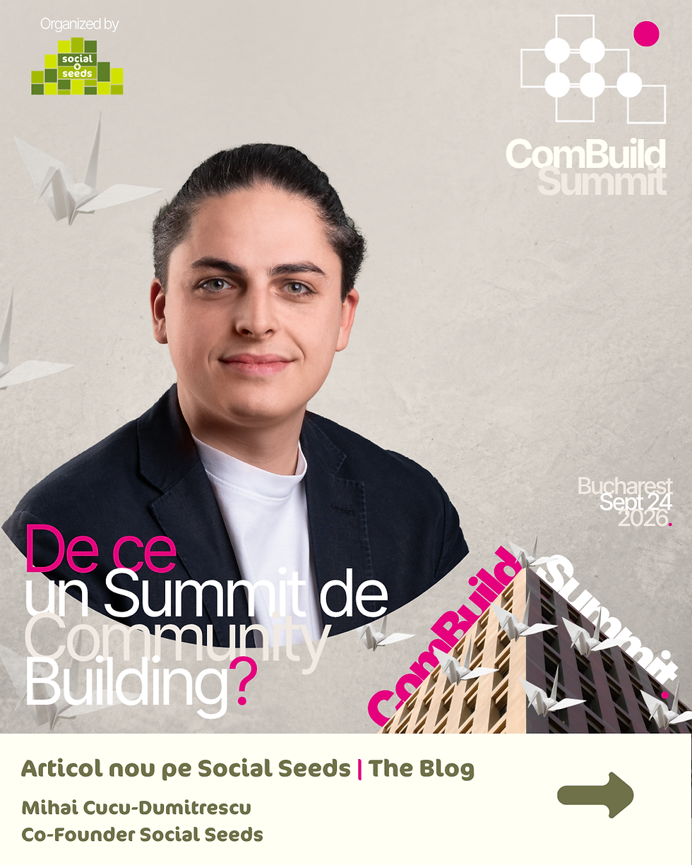 Cum a ajuns community building-ul din România pe hartă