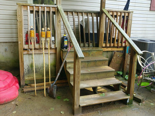 Porch renovation on a budget