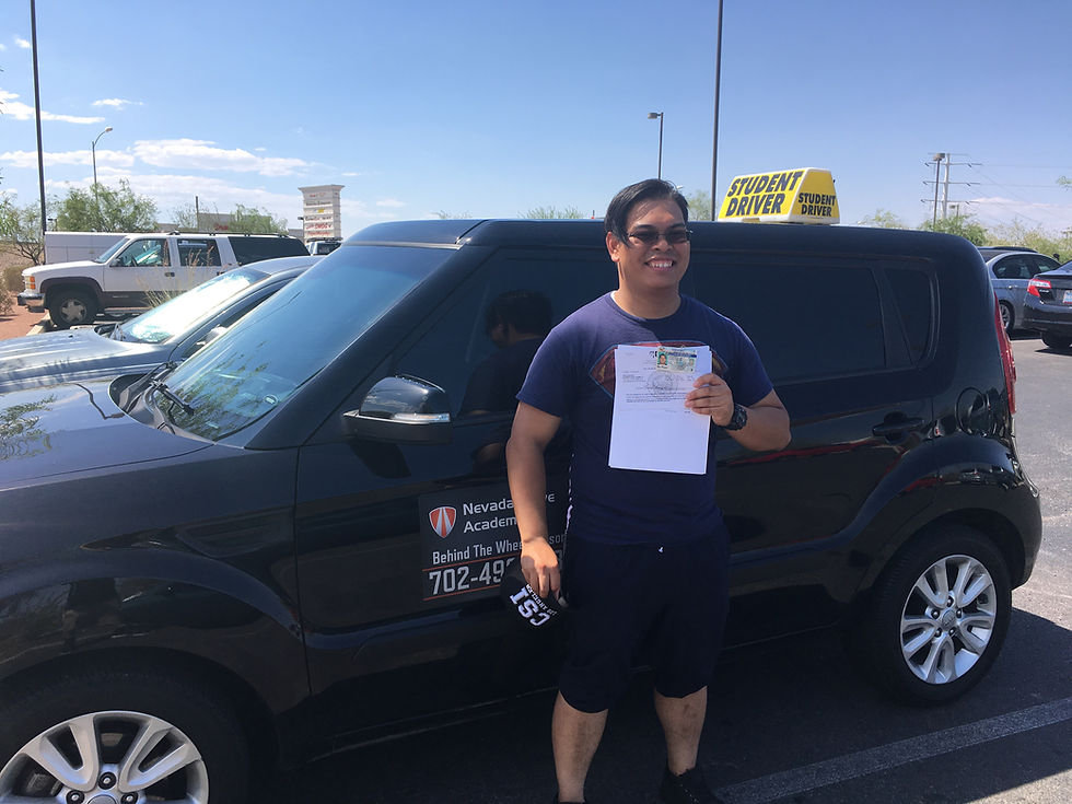 Passing the dmv test in nevada