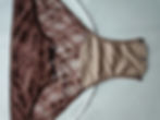 Thumbnail: Brown mesh floral lingerie 