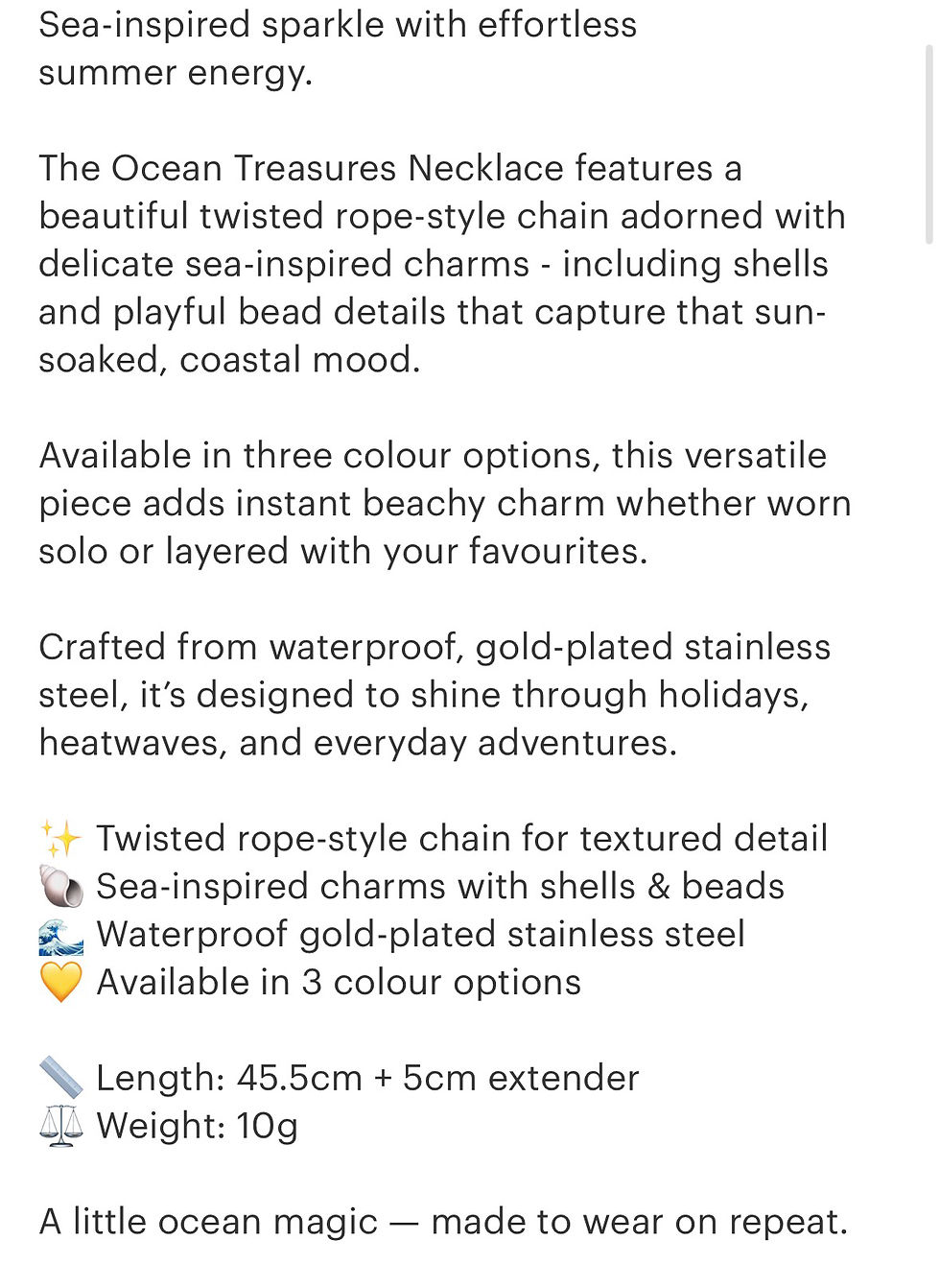 Thumbnail: OCEANA necklace