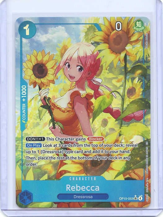 Rebecca OP15-053 Alt Art SR | Adventure on Kami's Island (Near