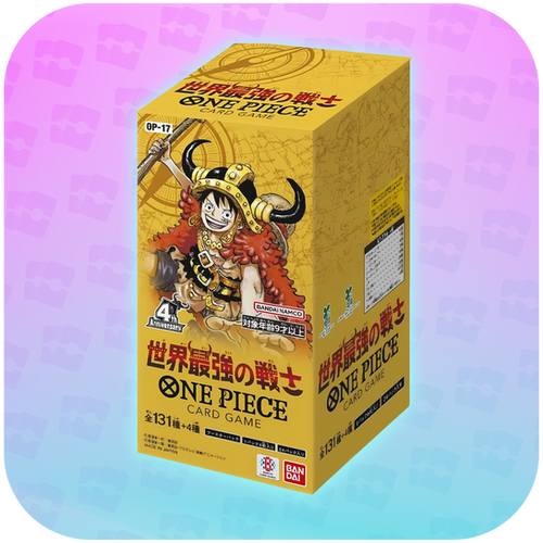 One Piece The World's Strongest Warriors (OP-17) Japanese Booster