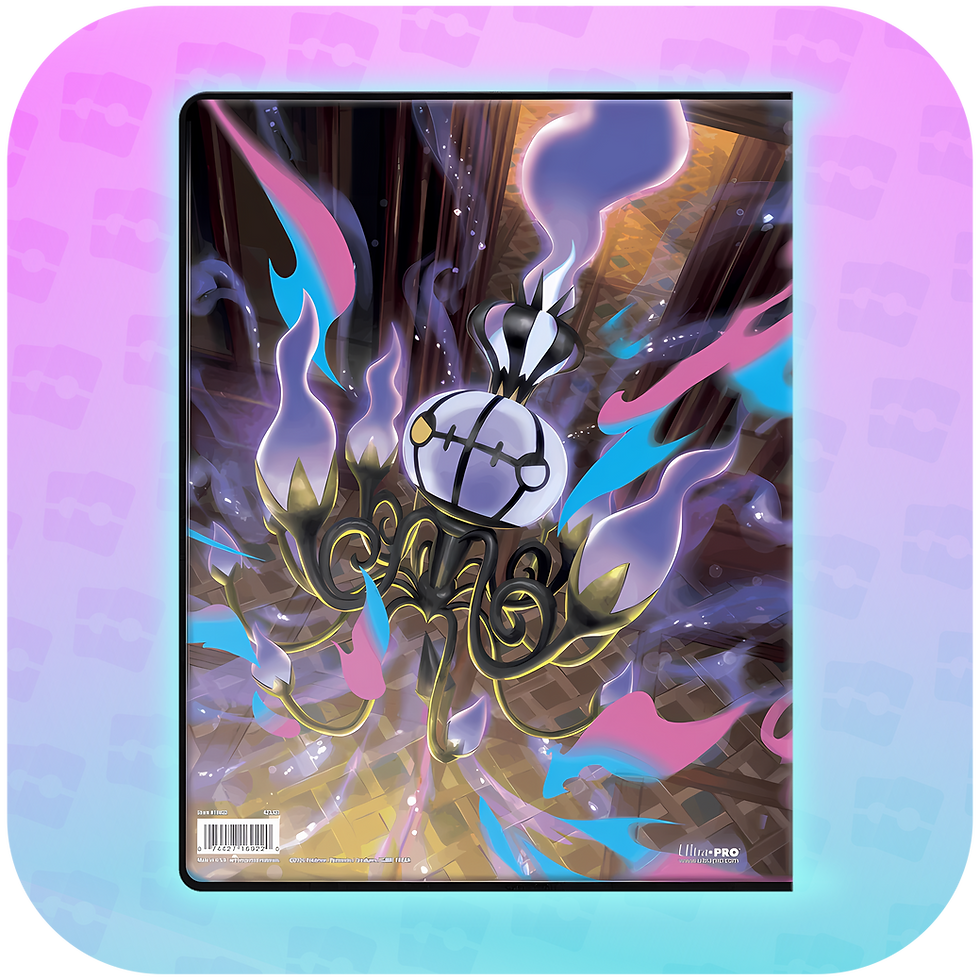 Thumbnail: Ultra Pro Mega Evolution: Pitch Black 9-Pocket Portfolio