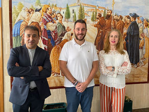 Zeno Quanto con el colegio Monte-Sión de Torrent