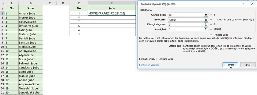 Düşeyara (Vlookup) Alan Seçme.PNG