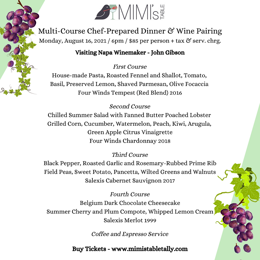 August - Chef's Dinner