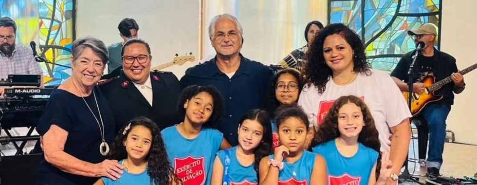 Crianças da APROSES na Union Church